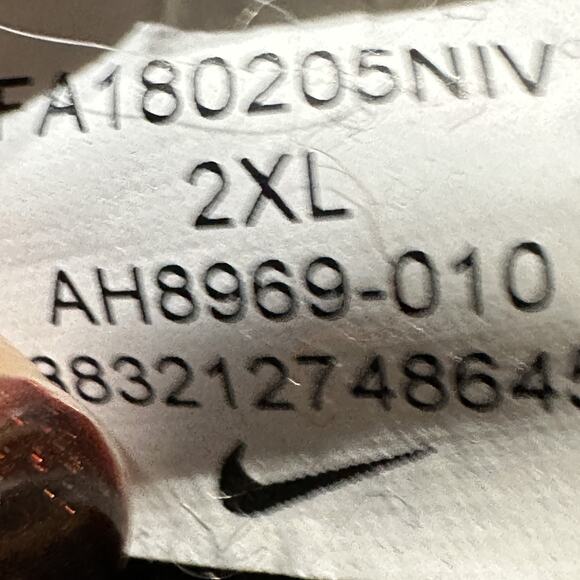 Nike Dri-Fit Pullover Womens 2XL Half Zip Just Do It Swoosh Training AH8969-010 - Picture 9 of 9